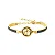 Pulseira de Abalone com Ródio Negro Banhada a ouro 18k com pedra natural - Imagem 1