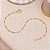 Pulseira Veneziana com Bolinhas em Ouro Amarelo - Imagem 1