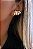 Brinco Liso Ear Cuff Sete Faixas banhado a ouro - Imagem 1