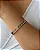 Pulseira Bracelete Cravejado de Microzirconias no Aço - Imagem 1