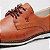 Sapato Social Casual Oxford Derby Polo Vest – 100% Couro Legítimo - Cor Whisky - Imagem 4