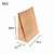 SACO PAPEL KRAFT SOS PARA DELIVERY 5KG 18X28X10,5CM PC 100FL - Imagem 2