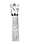 SACO PAPEL BRANCO KRAFT PORTA TALHER 35G 26,7X7CM 500UN - Imagem 2