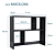 Rack para TV Nicho Aparador Madeira Preto para Sala Quarto - Imagem 5