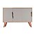 Buffet Aparador Retrô com 3 Portas Murano Carvalho e Verde Menta - Imagem 1