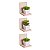 Kit 3 Prateleiras Buzios 15 X 12cm Bege Claro - Imagem 1