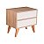 Sapateira com Portas Vicenza Carvalho e Branco 60 x 40cm - Imagem 3