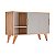 Buffet Aparador Retrô com 2 Portas Murano Carvalho e Verde Menta - Imagem 3
