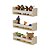 Kit 3 Prateleiras Porta Brinquedos Bege Claro 50 x 12cm Suporte Invisivel - Imagem 2