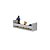 Prateleira Porta Brinquedo Branca 60 x 12cm Suporte Invisivel - Imagem 2