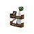Kit 2 Prateleiras Porta Livros Nogal 70 x 12cm Suporte Invisivel - Imagem 2