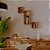 Conjunto 3 Nichos Decorativos Modulares Carvalho Quarto Sala - Imagem 1