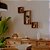 Conjunto 3 Nichos Decorativos Modulares Freijó Quarto Sala - Imagem 1