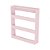 Nicho Organizador Infantil Bambino Rosa para Livros e Brinquedos - Imagem 3