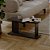 Mesa de Apoio Livn Preta 30x25x65cm para Sala e Quarto - Imagem 1