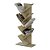 Estante Vertical Zig Zag Organizador Livros e Sapatos Carvalho - Imagem 2