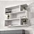 Nicho de Parede Decorativo Branco Zig para Sala Quarto Hall - Imagem 5