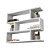 Nicho de Parede Decorativo Branco Zig para Sala Quarto Hall - Imagem 6