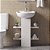 Coluna Multiuso para Banheiro com Nichos Decorativos Branco - Imagem 4