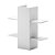 Coluna Multiuso para Banheiro com Nichos Decorativos Branco - Imagem 7