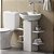 Coluna Multiuso para Banheiro com Nichos Decorativos Branco - Imagem 1
