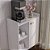 Aparador Caffe Organizador Mumbai Branco com Puxador Rose Gold - Imagem 4