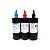 INKBANK - CORANTE - HT370 - HP - KIT DE 3 CORES - 500ML - Imagem 1