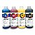 PROFEEL E0013 - PIGMENTADA - KIT DE 4 CORES - EPSON - 1L - Imagem 1