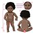 Boneca Reborn Realista Girafinha Menina Negra Kit 14 Itens - Imagem 6