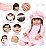 Boneca Reborn Realista Cabelo Castanho Linda Enxoval - Imagem 3