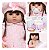 Boneca Reborn Realista Cabelo Castanho Linda Enxoval - Imagem 1