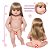 Boneca Tipo Reborn Realista Menina Loira Linda Kit 13 Itens - Imagem 6