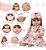 Boneca Tipo Reborn Realista Menina Loira Linda Kit 13 Itens - Imagem 3