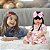 Bebê Reborn Realista Morena Com Lindo Vestido Floral Rosa - Imagem 5