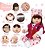 Boneca Reborn Realista Menina Girafinha Fala 30 Frases Itens - Imagem 3