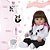Boneca Reborn Realista Panda Menina Enxoval Fala 30 Frases - Imagem 4