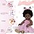 Boneca Bebê Reborn Menina Negra Bailarina  Completa Linda - Imagem 4