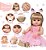 Boneca Reborn Realista Bailarina Loira 30 Frases Com Bolsa - Imagem 3