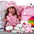 Boneca Bebê Reborn Realista Com Jogo De Roupa Fada Madrinha - Imagem 2