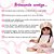 Boneca Bebê Silicone Cabelos Castanhos Roupa Salmão 17 Itens - Imagem 7