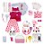 Boneca Bebe Reborn Girafinha Silicone 25 Itens Com Bolsa - Imagem 3