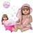 Boneca Bebê Reborn Realista 52cm Loira Silicone Vários Itens - Imagem 5