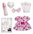 Boneca Reborn Bebe Menina 52cm Realista Silicone Enxoval - Imagem 3