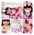 Boneca Reborn Realista Menina Cabelo Castanho 20 Itens Bolsa - Imagem 1