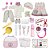 Boneca Bebe Reborn Realista Corpo Vinil Siliconado Enxoval - Imagem 3