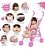 Boneca Reborn Cabelo Castanho Bolsa Acessórios + Carrinho - Imagem 3
