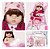 Boneca Reborn Girafinha Enxoval Completo + Carrinho Infantil - Imagem 1