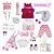 Boneca Reborn Girafinha Enxoval Completo + Carrinho Infantil - Imagem 4