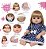 Boneca Reborn De Silicone Realista Loira + Enxoval 13 Itens - Imagem 3