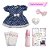 Boneca Reborn De Silicone Realista Loira + Enxoval 13 Itens - Imagem 4